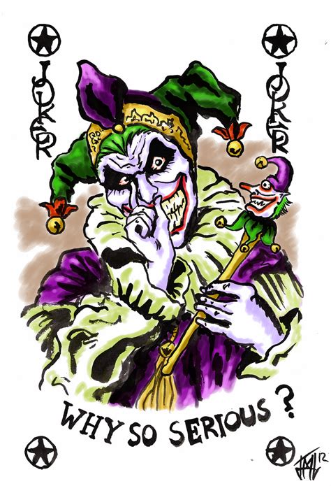joker card drawing